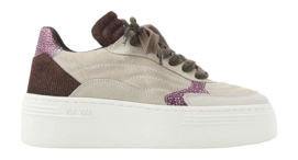 Sneaker Via Vai Women Isa Josie Bollet Combi Bordeaux