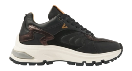 Sneaker Via Vai Women Liz Leighton Velvet/Vacchetta Nero