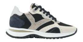 Sneaker Via Vai Women Usher Elliot Lame Combi Nero