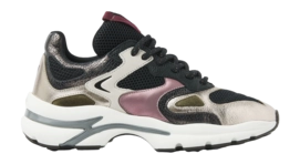 Sneaker Via Vai Women Vesper Due Metallic Combi Nero