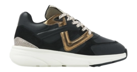 Sneaker Via Vai Women Vic Kyro Vitello Combi Nero