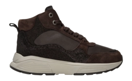 Sneaker Xsensible Women Tower Stretchwalker Dark Brown Combi