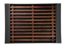 Snijplank ASA Selection Kitchen'art Bread Black 42 x 30 cm
