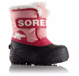 Snowboot Children Coral Pink Bright Rose Snow Commander Sorel