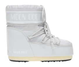 Bottes de Neige Moon Boot Women Nylon Low Glacier Grey