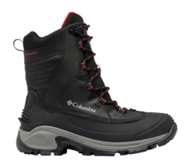 Snowboot Columbia Men Bugaboot III Black Bright Red Omni-Tech