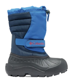 Snowboot Columbia Jongens en Meisjes Youth Powderbug Snowlite Mountain Blue Spicy Techlite