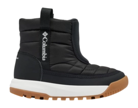 Snowboot Columbia Jongens en Meisjes Youth Snowtrot Mid Black Sea Salt Omni-Heat