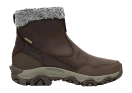 Bottes de Neige Merrell Femme Coldpack 3 Thermo Mi-Montante Zip WP Cannelle