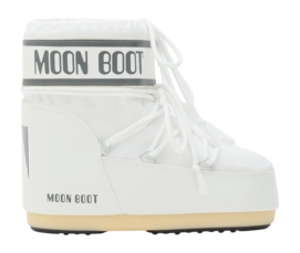 Snowboot Moon Boot Unisex Icon Low Nylon White Mono