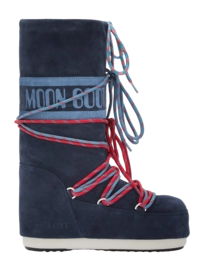Snowboot Moon Boot Unisex Icon Suede Laces Blue Navy