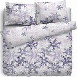 Bettwäsche Refined Snowflake Lila Flanell