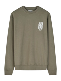Sweatshirt Libertine Libertine Men Society Lobster Dusty Olive