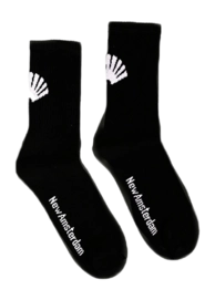 Socken New Amsterdam Surf Association Logo Herren Black-Einheitsgröße