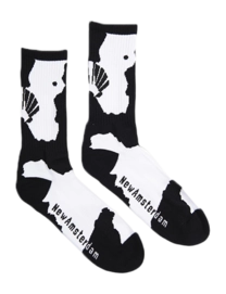 Socks New Amsterdam Surf Association Men Logo Cow-One size