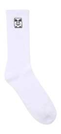 Socks Obey Men Icon Face White