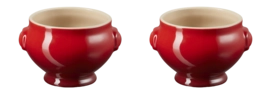 Soepkom Le Creuset Heritage Kersenrood (Set van 2)