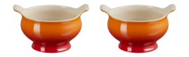 Soepkom Le Creuset Heritage Oranjerood (Set van 2)