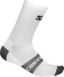 Fahrradsocke Castelli Team Sky Free White Damen