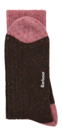Sok Barbour Men Houghton Socks Earth Pink