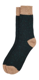 Sok Barbour Men Houghton Socks Evergreen/Sandstone