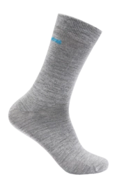 Sok Bergans Unisex Allround Light Merino Solid Grey/Aqua Lagoon