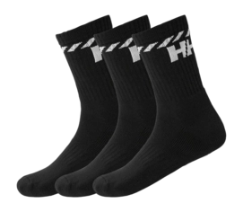 Sok Helly Hansen Unisex Cotton Sport Sock Black (3-Pack)