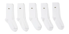 Socks Lacoste Unisex RA8069 White (5 Pack)