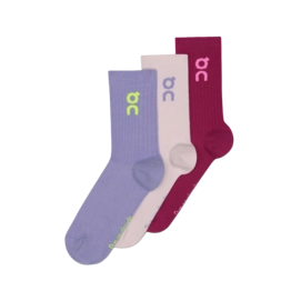 Sok On Running Unisex Logo High Orchid Comet (3 Pack)