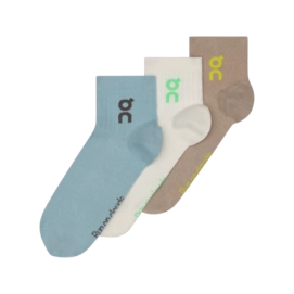 Sok On Running Unisex Logo Mid Desert Wash (3 Pack)