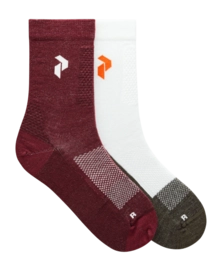 Sok Peak Performance Unisex Hiking Socks Offwhite Vertical Zenith (2-Pack)