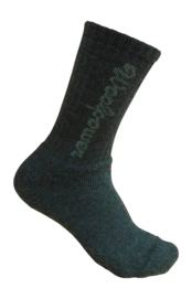 Socken Woolpower Socks Classic Logo 400 Kinder Forest Green