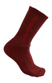 Socken Woolpower Socks Classic Logo 400 Kinder Rust Red