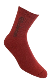 Socken Woolpower Socks Classic Logo 400 Rust Red