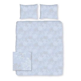 Dekbedovertrek Romanette Soleine Blauw Flanel