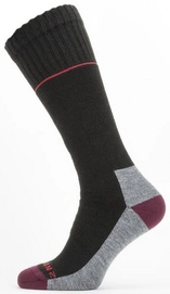 Sok Sealskinz Unisex Solo QuickDry Knee Length Black Red Grey