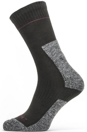 Sok Sealskinz Unisex Solo QuickDry Ankle Length Black Red Grey