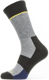 Sok Sealskinz Unisex Solo QuickDry Mid Length Grey Black Yellow