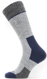 Sok Sealskinz Unisex Solo QuickDry Mid Length Grey Navy Blue