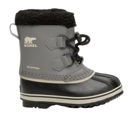 Snowboot Sorel Children Yoot Pac TP Boot WP Quarry Black Aero-Trac