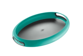 Tablett Wesco Spacy Tray Oval Türkisblau