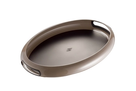 Tablett Wesco Spacy Tray Oval Warm Grau