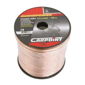 Speakerkabel Carpoint 2x 1,50 mm2 100m