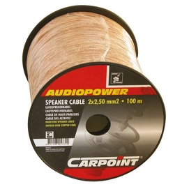 Speakerkabel Carpoint 2x 2,50 mm2 100m