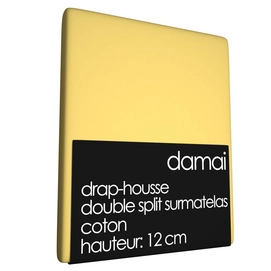 Drap-housse Double Split Surmatelas 12 cm Damai Lemon (Coton)