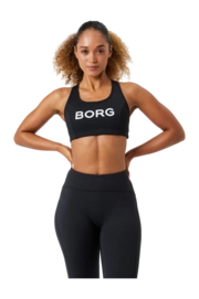 Sport BH Björn Borg Women Borg Mid Support Black Beauty