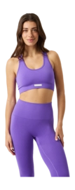 Sport BH Björn Borg Women Studio Seamless Low Simply Purple