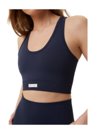 Sport BH Björn Borg Women Studio Seamless Low Sports Bra Outerspace