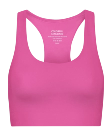 Brassière Colorful Standard Femmes Active Cropped Bra Bubblegum Pink