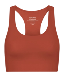 Brassière Colorful Standard Femmes Active Cropped Bra Dark Amber